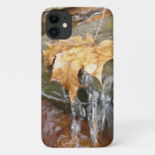 Fall Leaves in Waterfall II Autumn Photography Case-Mate iPhone Case