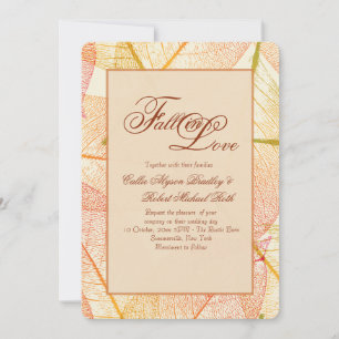 Fall Leaves Invitation