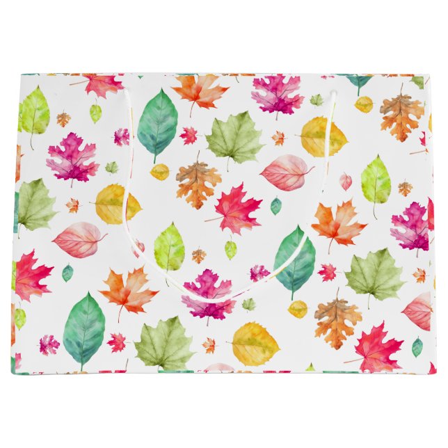 Fall Leaves  Large Gift Bag (Front)