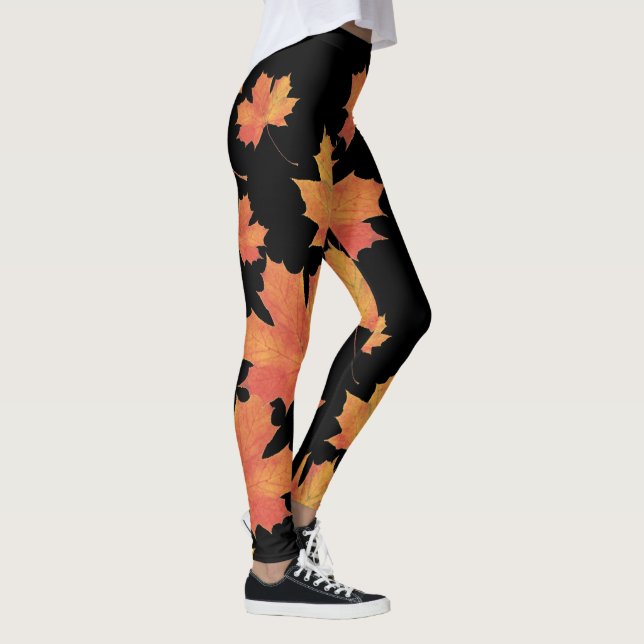 Fall Leaves Leggings (Right)