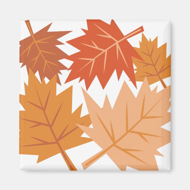 Fall Leaves Magnet (Front)