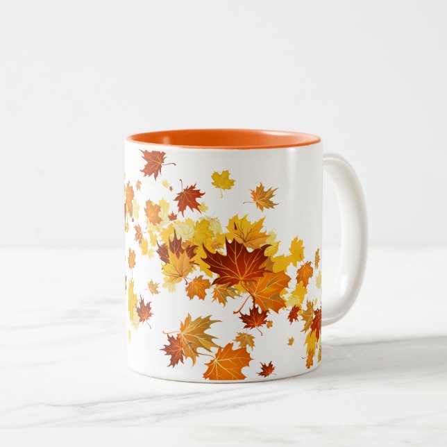 Fall Leaves Mug (Front Right)