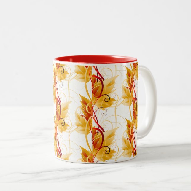 Fall Leaves Mug (Front Right)