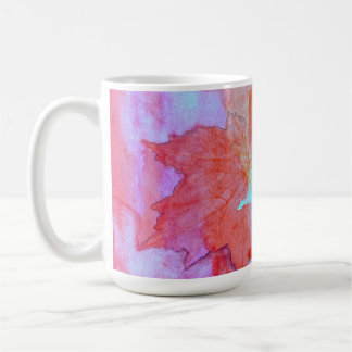 fall leaves mug