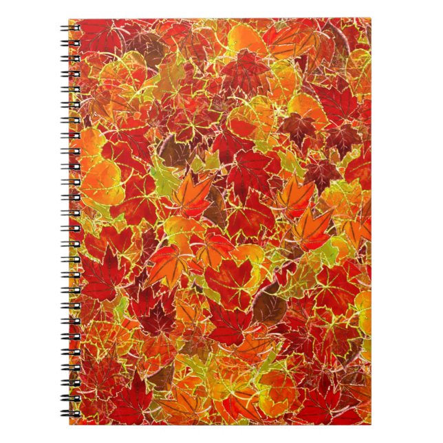 fall leaves notebook (Front)