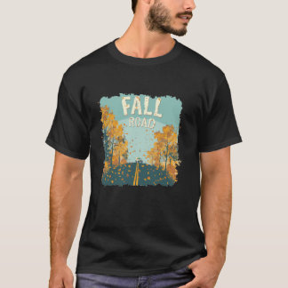 Fall Leaves on Autumn Road Costume T-Shirt