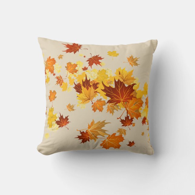 Fall Leaves Pillow (Front)