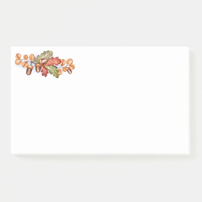 Fall Leaves Post Notes (Front)
