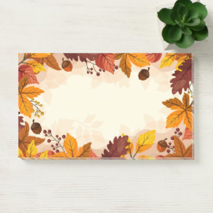 Fall Leaves Post Notes