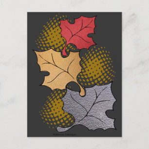 Fall Leaves Postcard
