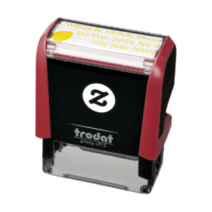 Fall Leaves Self-Inking Address Stamp