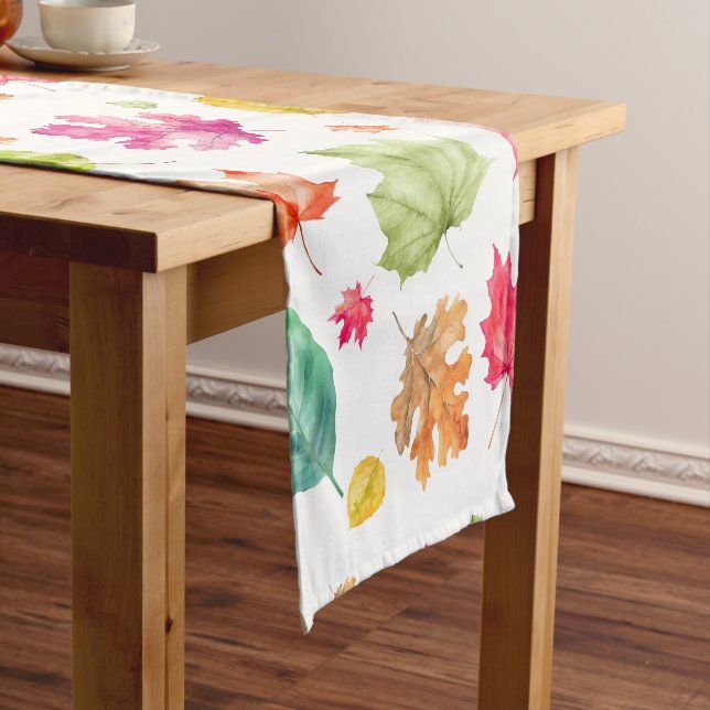 Fall Leaves  Short Table Runner (In Situ)
