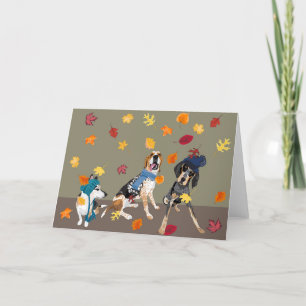 Fall Leaves Thank You Card