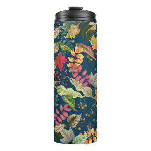 Fall Leaves Thermal Tumbler
