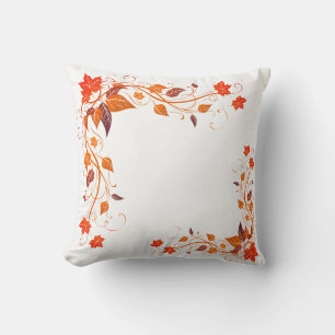 Fall Leaves Throw Pillow