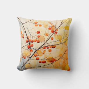 Fall Leaves Throw Pillow