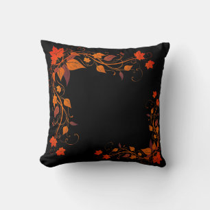 Fall Leaves Throw Pillow