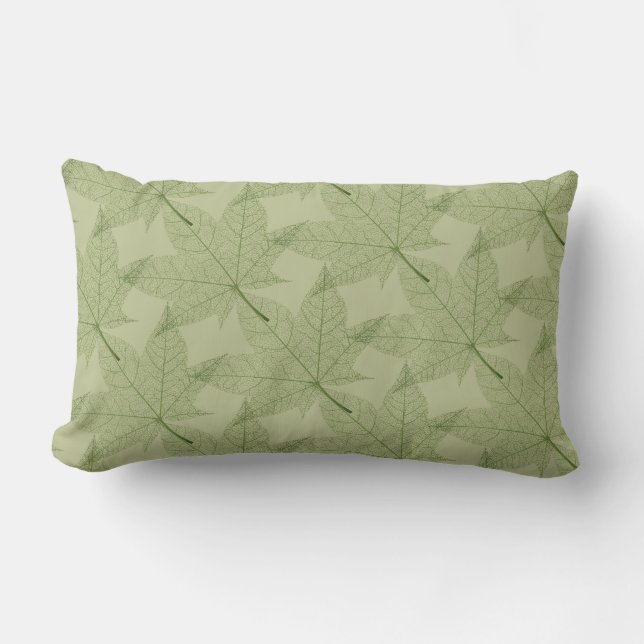 Fall Leaves Throw Pillow (Front)