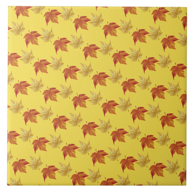 Fall Leaves Tile (Front)