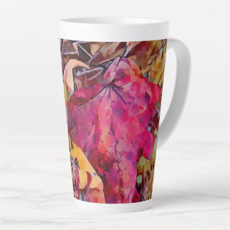 Fall Leaves Turned Into Watercolor Latte Mug