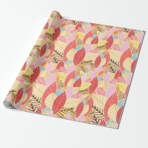 Fall Leaves Wrapping Paper