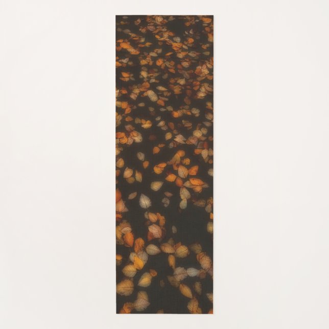 fall leaves  yoga mat (Front)
