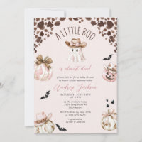 Fall Little Boo Girl Cowgirl Western Baby Shower