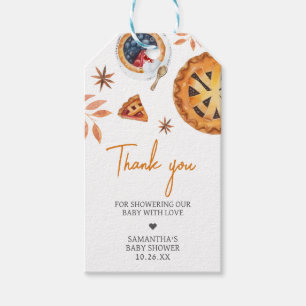 Fall Little Cutie Pie Baby Shower Favour Tags