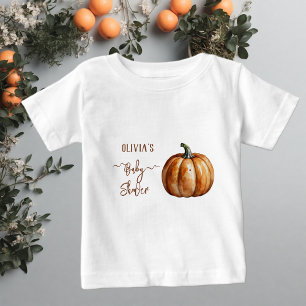 Fall Little Pumpkin Baby Shower Baby T-Shirt