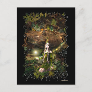 Fall Magic Fairy Postcard