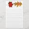 Fall Maple and Oak Leaf Lined Writing Paper