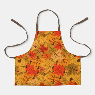 Fall Maple Leaves Apron