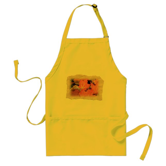 Fall Maple Leaves Coordinating Items Standard Apron (Front)