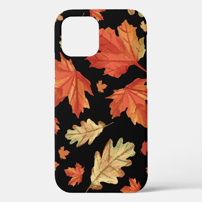 Fall Maple Leaves Thanksgiving Pattern Case-Mate iPhone Case (Back)