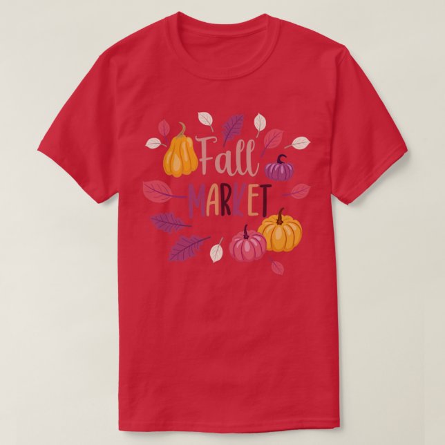 Fall Market T-Shirt (Design Front)
