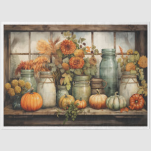 Fall Mason Jars Tissue Paper