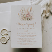 Fall Meadow Wild Floral Elopement Reception