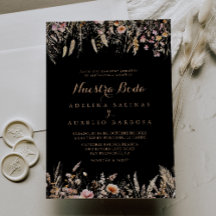 Fall Meadow Wild Floral Nuestra Boda Wedding