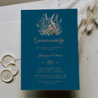 Fall Meadow Wild Floral Quinceañera