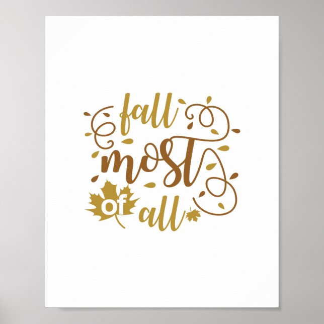 "Fall, most of all Poster (Front)