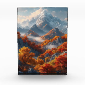 Fall Mountains Photo Block