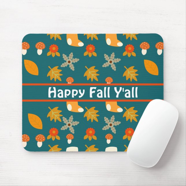 Fall Mouse Pad (With Mouse)