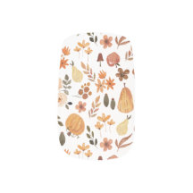 Fall Nail Art Boho Autumn Design