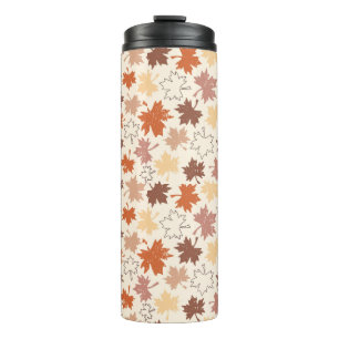 Fall nature, autumn maple leaf thanksgiving's day thermal tumbler