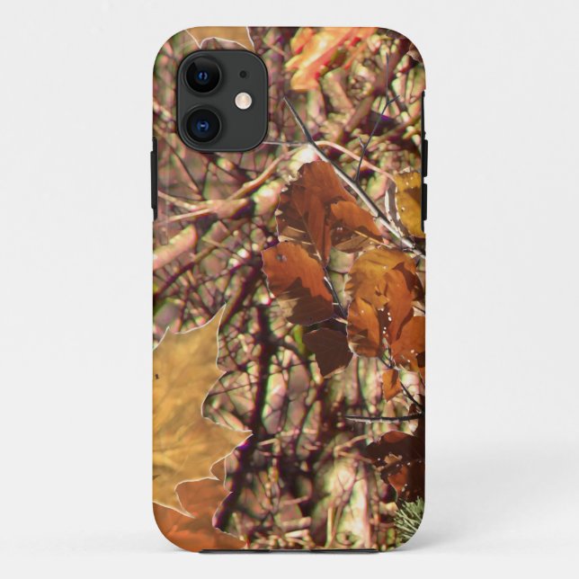 Fall Nature Foliage Camo Camouflage Painting Case-Mate iPhone Case (Back)