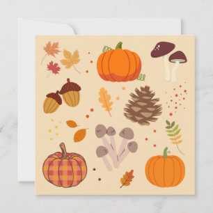 Fall Nature Holiday Card