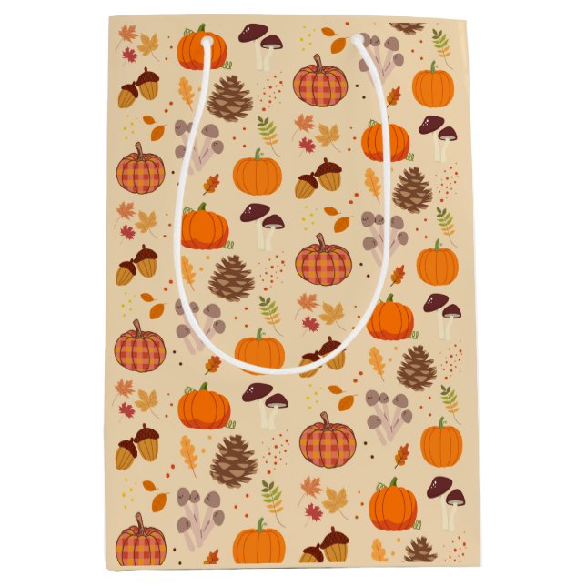 Fall Nature Medium Gift Bag (Front)