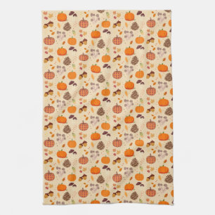 Fall Nature Tea Towel