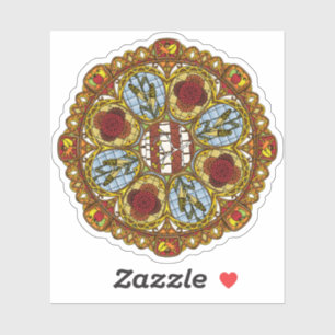 Fall Nouveau Contour Sticker