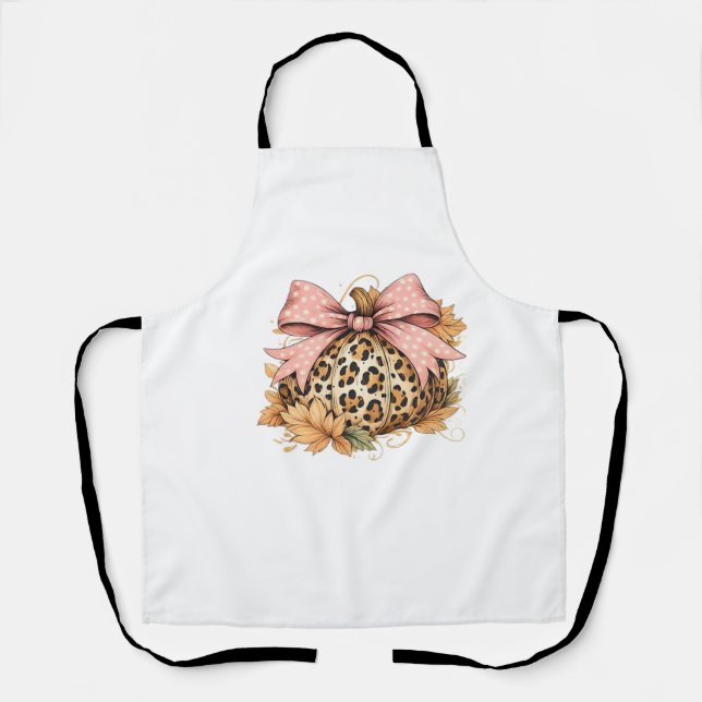 Fall Nurse Thanksgiving Oversized T-Shirt Apron (Front)